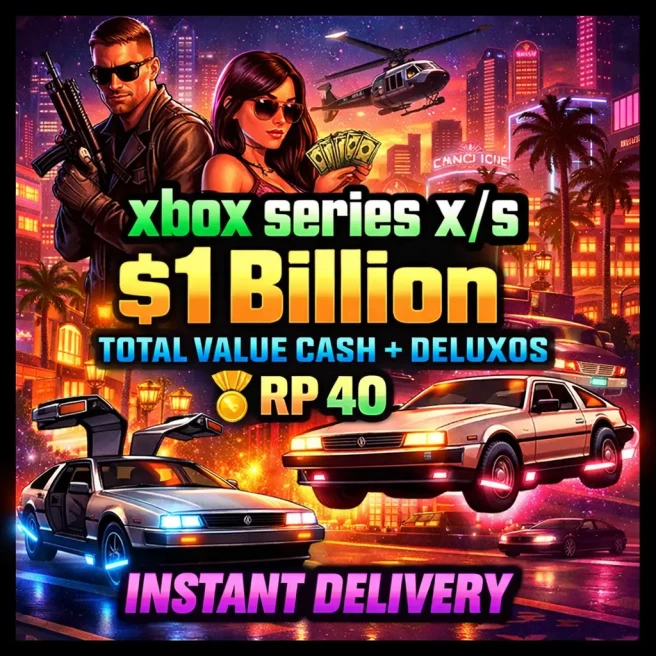 XBOX Series X/S | 1 Billion (Cash + Deluxo )| Rank 40 | Instant Delivery #ARXXB-1003