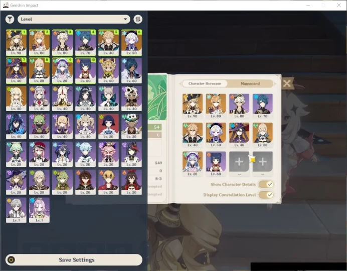 NA|AR54|3Limited+3(*5Weapon)|[(NaviaC2,Escoffier)+sign,Varka],QiqiC1,Mona,Jean,Mizuki|Reoni On|McFeMale|TakeMail|CheckSS(GI5632)