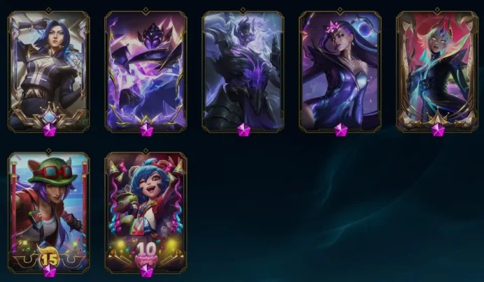 LOL20 Server EU Nordic & East Level 387 178 Champions 414 Skins Rank Silver 414 skins + 178 champions 184000 BE DJ Sona Riot Kayle Great Legend 