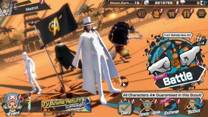 Global|7 EX|T5E ST.Ethanbaron V.Nusjuro,TFE.Luffy,FESabo,BPKuzan,DK Oden,KP Gold D Roger,AF Lucci|Rank15|Bandai|Check(OPBR2234)