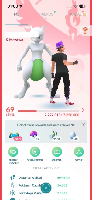 Level 69, 115 Shiny, 186 Legendary, 113 IV 100, 7 Shiny Legendary