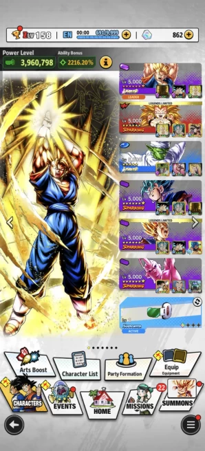 B48-IOS+Android-LR Super Vegito Full Red Star+LR Piccolo+Equipment+Vegito Green+Gotenks+SS2 Goku+Namek Goku