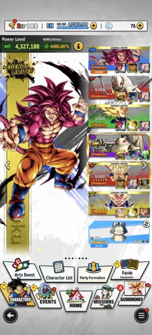 B50-IOS+Android-LR Vegito+5 UL(Super Buu+Buu Kid)+Good Team Daima+41 Legends+Good Equipment+Android 13+Meta Cooler+SS4 Goku+SS3 Mini Vegeta