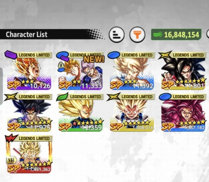 B52-IOS+Android-Full Team Daima+LR SS3 Goku Full Red Star+SS4 Goku+SS3 Vegeta Mini+Goku Mini Zenkai+Equipment