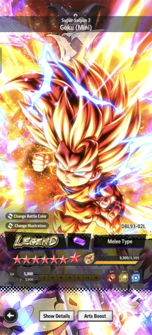 B55-IOS+Android-Full Team Daima+LR SS3 Goku Full Red Star+SS4 Goku+SS3 Vegeta Mini+Goku Mini Zenkai+Equipment
