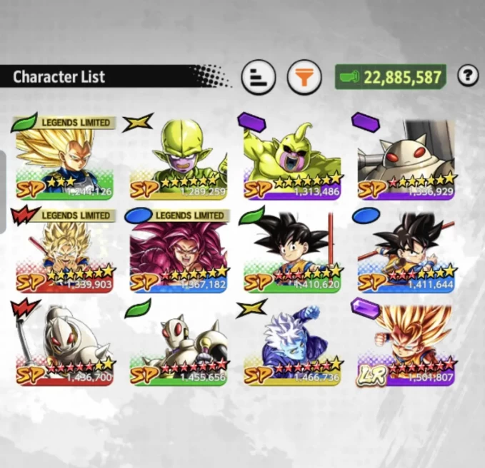 B55-IOS+Android-Full Team Daima+LR SS3 Goku Full Red Star+SS4 Goku+SS3 Vegeta Mini+Goku Mini Zenkai+Equipment
