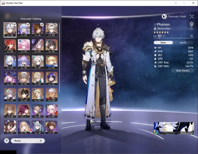 Asia|TL 70|15 Limited|[Firefly E1,Phainon,Saber,Feixiao]+Sign,Robin,The Herta,Cyrene,Jade,kafka,etc|TakeMail|CheckSS(HSR6237)