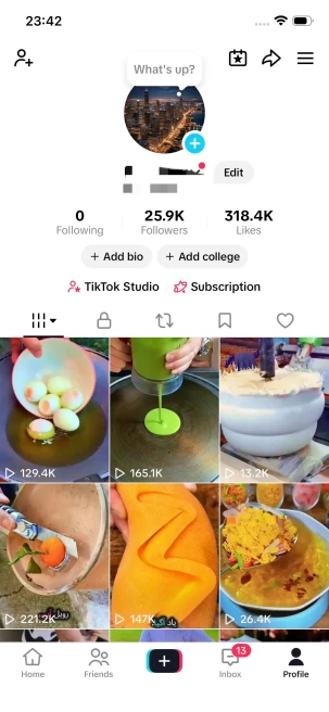Instanly Delivery/ USA Monetized 25K Real Followers+300K Real Likes Account/ Creator Rewards Program Activated/ Full Access