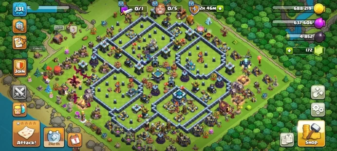 Full warranty-Secure account -Th 13 cheapest -level 131-medal 405 - Magic Items-heroes 67/71/42/50/25-android & ios