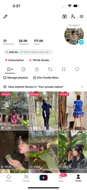 France Monetized Account Creator Rewards Program Active | 28K Real Followers and 171K Likes | Real Screenshots + Full Access + Good Standing