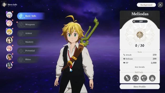 [EU] Fresh Starter Lv 2 | 2 SSR | Meliodas, Guila, & 5 SR | Act 1 Story | Log Netmarble Email|Take Gmail|Check SS(SDO962)