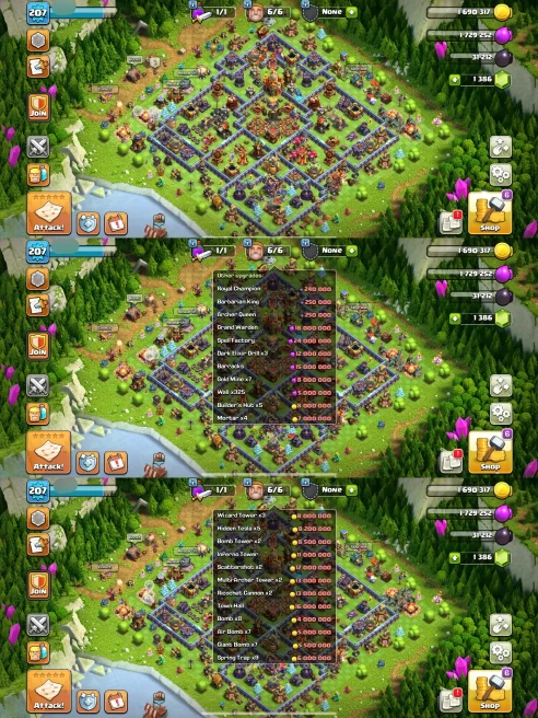 AR247- TH16 Almost Max | XP 207 | BK87 AQ87 MP46 GW65 RC40 | 6 Heroes Skins & 6 Epic Equipment | 100% Secure SCID | iOS & Android