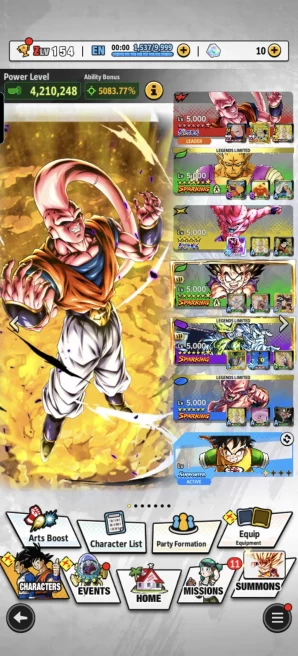 B58-IOS+Android-UL(Super Buu Full Red Star+Buu Kid)+19 Legends Limited+Equipment+Good Team+Piccolo+Cell Zenkai+God Goku Zenkai
