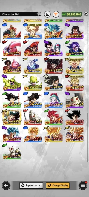 B59-IOS+Android-Full Team Daima+LR SS3 Goku Full Red Star+SS3 Vegeta Mini+Goku Mini Zenkai+Equipment