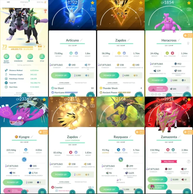 2078 Level 73 Legacy 48. Lucky Armored Mewtwo 12/15/15 Shiny Black Kyurem Freeze Shock (traded) Shiny Lucky White Kyurem Ice Burn