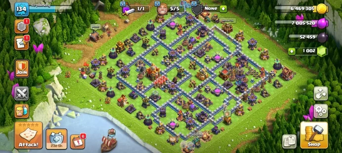 Town hall 16 Xp 134, 9 equipment epic, C5933