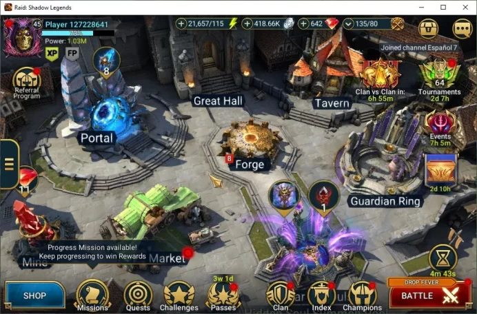 Lv45 1M Power|1 Mythic(Gharol)+23 Legend(Bayek,Teodor,Alice,Rathalos,Ninja,Wukong,Etc)|21K Energy|Plarium|(RSL1396)