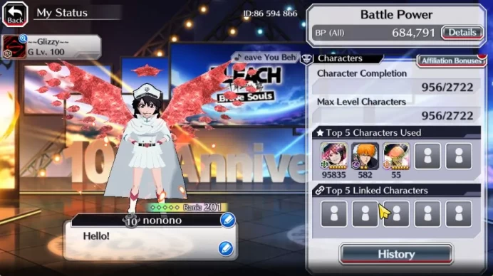 [GLOBAL]50K Orbs|TYBW26[Bambietta,Meninas,Liltotto],Rukia 10th Anniv,Kon,Etc|9,5K PremTicket+6,4K AccTicket|KlabID(BBS2508)