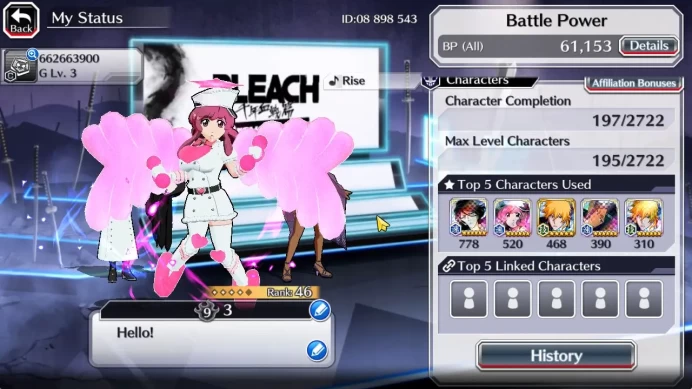 [GLOBAL]6K Orbs+Fresh All Story|TYBW26 Meninas,Swimsuit25 Yoruichi,TYBW25[Nana,AsNodt],TYBW24 Cang Du,Etc|CE ON|Klab ID(BBS2515)
