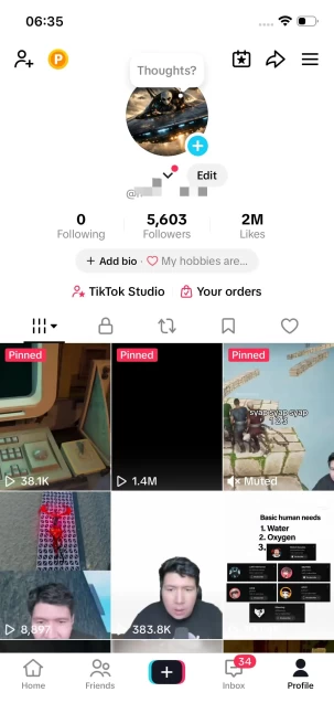 Instanly Delivery/ 5K Real Followers+2M Real Likes/ Gaming Content/ Live Stream/ Full Access