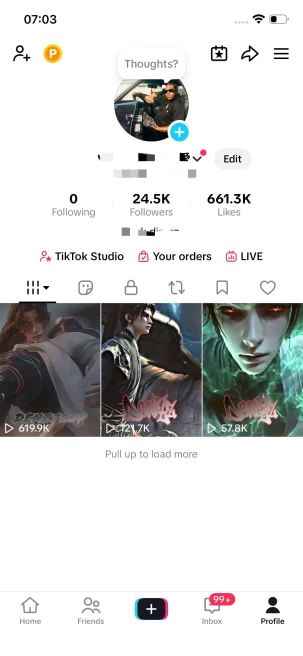 Instanly Delivery/ 24K Real Followers+660K Real Likes/ANIEME Content/ Live Stream/ Full Access