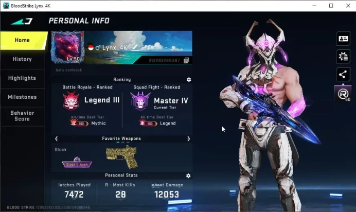ASIA|3 EVO[M4A1-Tiadraco,AK47-Hellride Lv2,SCAR-Stellar Lv2]|17 ETERNAL|4 ULTRA Melee|Many Collab|NetEase|Check SS(BLS3715)