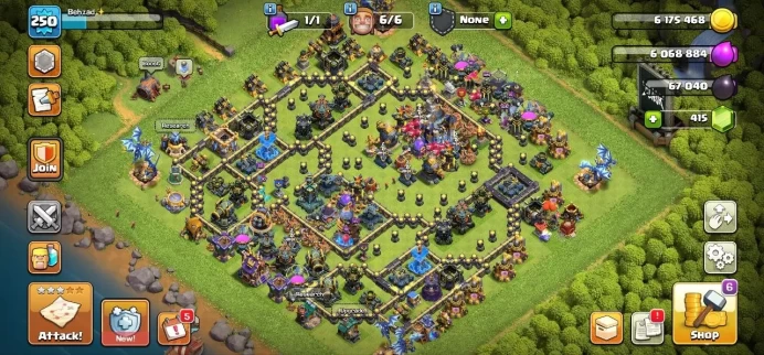 TH 18 Max, 10 Equipment Epic, Defense Max, Wall Max, Troops Max, 7 Hero Skin, Builder Hall Max, Warranty Lifetime