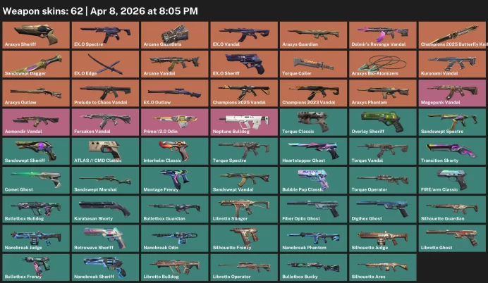 62 Skins | 5 Knife | Arcane Gauntlets | Arcane Vandal | Champions 2023 Vandal | Prelude to Chaos Vandal