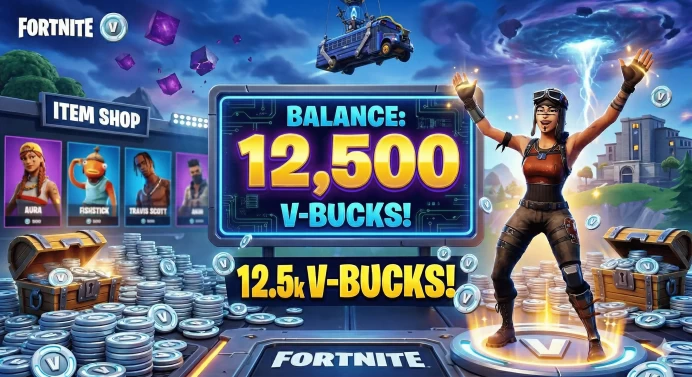 12500 V-Bucks [Any Platform] 100% Fast and Secure