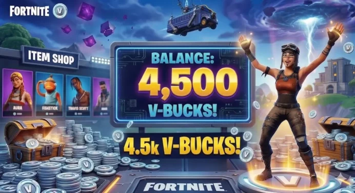 4500 V-Bucks [Any Platform] 100% Fast and Secure
