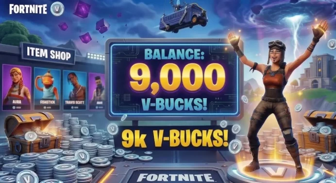 9000 V-Bucks [Any Platform] 100% Fast and Secure