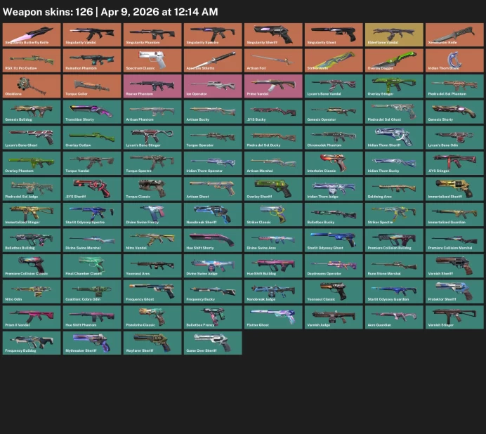 Collection "Singularity" | Knife "Predator Hunter" | Outlaw "RGX 11z Pro" | Classic "Spectrum" | Phantom "Death"