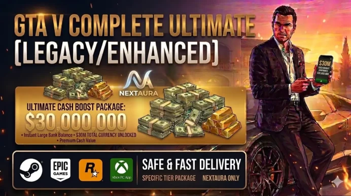 30 Million Cash Boost [Legacy/Enhanced] | Pure Cash and Level [Not Full game Account] Money and Level Boost