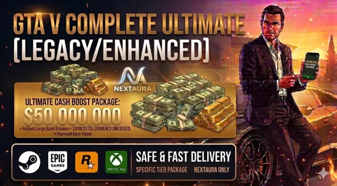 50 Million Cash Boost [Legacy/Enhanced] | Pure Cash and Level [Not Full game Account] Money and Level Boost