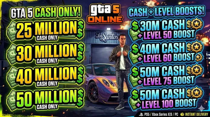 25M Cash | GTA Online Money for PC -  Enhanced/Legacy