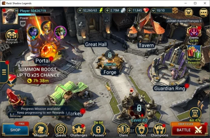 Lv16 601K Power|1 Mythic(Alaz)|21 Legendary(Wukong,Nekhret,Niamhe,S Galek,Dknight,Etc)|11,8K Gem+52K Energy|Plarium(RSL1401)