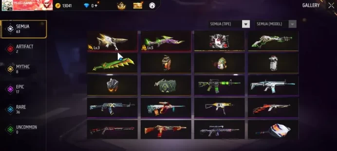 Indonesia|M1887 Hand Of Hope|M1014 Green Flame Draco Lv5,MP5 Platinum Divinity Lv3|63 Vault+27 Bundle|log Google(FF1420)