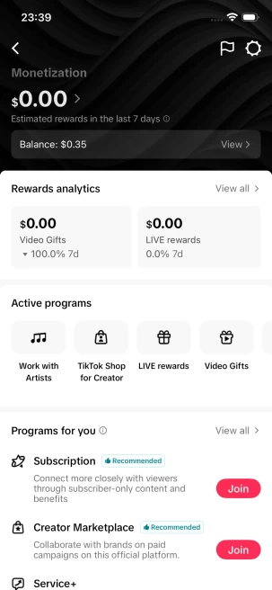 Instanly Delivery/ 20K Real Followers+360K Real Likes/ Tiktok Shop For Creator/ Live Stream/ Full Access
