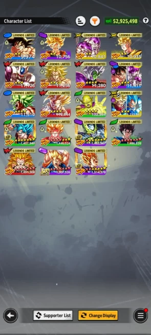 ANDROID+IOS- LR Vegito Full+18 LF (Vegito Full+Gotenks Full+ssj 3 Goku 11s+Super Vegito 9s+Cell 8s+ Good Equipment (D174)