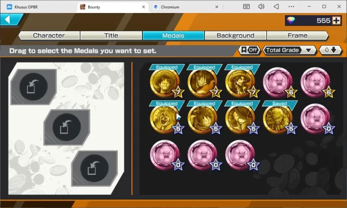 Global|4EX|MWBKP Luffy,BMO Kaido,Winner Island Law,T5Elder Nusjuro|Rank 5|Bandai|Check(OPBR2248)