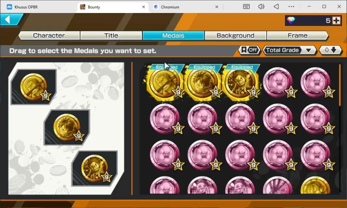 Global|4EX|T5Elder Nusjuro,BP Kuzan,AMS Borsalino,GP Edward Newgate|Rank12|Bandai|Check(OPBR2250)