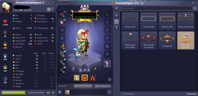Tylezia  -  Enutrof Niv.200 Omega Parcho All element PVP/PVM Unity never authenticated and secure 100% Full apparat + Ornement + Title