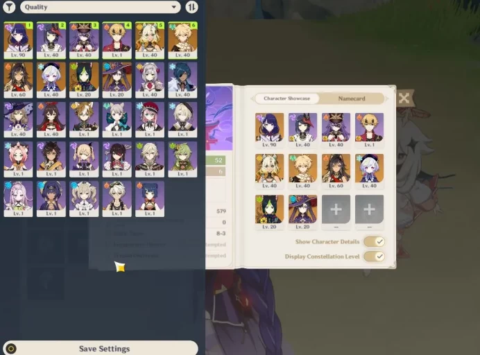 ASIA|AR52|2Limited +2(*5WEP)|Raiden ShogunC4+ Sign,Xilonen,Mona,Tighnari,Etc|Unlock Natlan|McMale|TakeMail|CheckSS(GI5679)