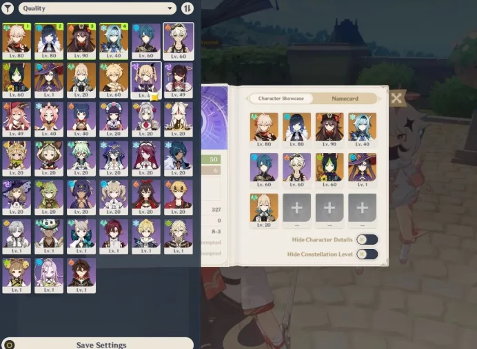 ASIA|AR50|4Limited +1(*5WEP)|Hutao,Kazuha,Yelan,Eula|Unlock Natlan|McMale|TakeMail|CheckSS(GI5680)