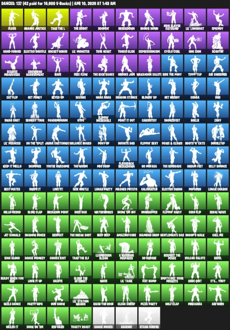 161 skins / OG Skull Trooper / OG STW / The Reaper / Black Knight /