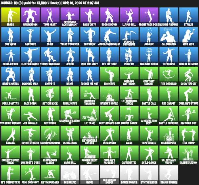 75 skins / OG Skull Trooper / Blue Squire / Royale Knight / OG STW /