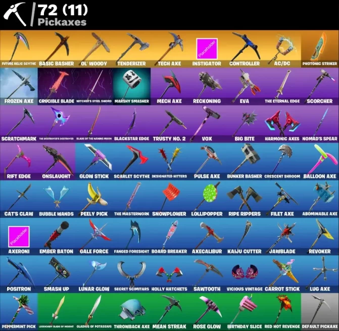 105 skins | OG Renegade Raider | (Pink) OG Ghoul Trooper | Floss | Black Knight