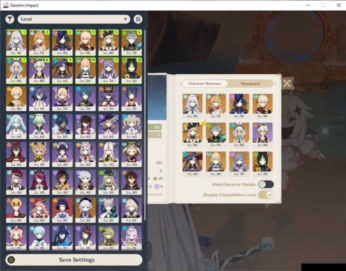 ASIA|AR 56|7 Limited+1(*5Weapon)|Skirk,Escoffier,Kazuha,Clorinde,Navia,Mualani,Alhaitam|MC Male|Free HSR|TakeMail|Check(GI5692)