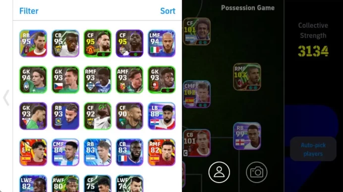 Mobile|Gennaro Gattuso(Long-Reach tackle),Neymar Jr(Blitz Curler),Marcus Rashford(Accleration Burst),Etc|TakeEmail|(EF1560)