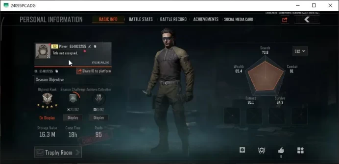 MOBILE Lv30|SV 16M|CV 6M|1 Utopia|MCX Ceremonial,MK14 Ceremonial,ACE31 OS,AK12 GM|CN On|Infinite|CheckSS(AB2898)